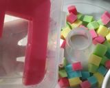 Foto langkah ke 4 dari resep Puding Mozaik Kaca.