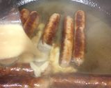 A picture of step 6 of My Pork Sausage & Honey Pineapple. 😉.