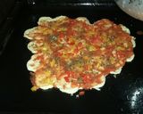 A picture of step 9 of Beef pizza.