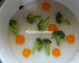 Foto langkah ke 2 dari resep Bubur Tim Brokoli dan Wortel MPASI 7m+.