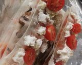 Une image de l'étape 5 de Mille feuilles Saumon/ Ricotta et champignons 🍄.