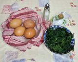 A picture of step 1 of Nettle Frittata.