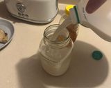 A picture of step 3 of Honey milk.