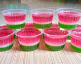 Foto langkah ke 6 dari resep Puding Semangka Cup.