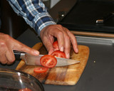 Foto del paso 1 de la receta: Bacalao con pimientos asados