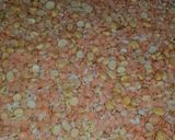A picture of step 1 of Bhoni char(4) mix daal.