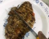 A picture of step 3 of Leftovers black pepper steak (long / round burger).