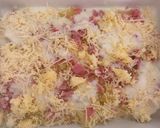 Foto del paso 4 de la receta Patatas con Bacon y Jamón York gratinado con Bechamel