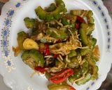 Foto langkah ke 5 dari resep Oseng Pare Teri Medan.