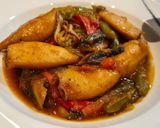 Foto del paso 5 de la receta: Chipirones guisados con pimientos