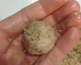 A picture of step 5 of Mini Toasted Coconut Ladoo.