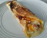 Foto del paso 13 de la receta: Burrito🌯de🌮desayuno🍳🥓🧀