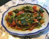 Une image de l'étape 16 de Kai lan aux tomates,carotte,ail et sauce huître.