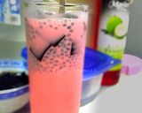 Foto langkah ke 3 dari resep Es cincau hitam biji selasih.