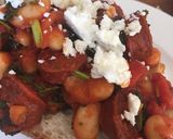 A picture of step 7 of Chorizo Beans on Toast.