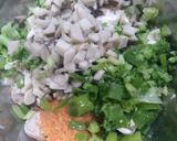 Foto langkah ke 3 dari resep Vegan Rice Paper Dimsum (dumplings) with Tofu Fillings | pan fried.