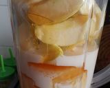 Foto del paso 1 de la receta: Batido piña🍍 y manzana🍏🍎