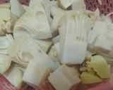 Foto langkah ke 2 dari resep Sayur kuah santan nangka muda.