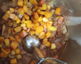 Foto del paso 5 de la receta: Garbanzos con Gambones en Crema de Calabaza