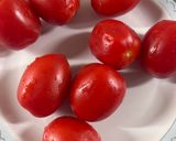 Φωτογραφία βήματος 1 της συνταγής Caprese με ντοματίνια σαν σουβλάκι
