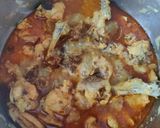 A picture of step 6 of Chicken curry.