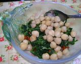 Foto del paso 7 de la receta: Ensalada tibia de bacalao y garbanzos