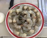 Foto del paso 1 de la receta: Camarones con leche de coco