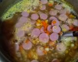 Foto langkah ke 8 dari resep 67. Egg Chicken Sausage Corn Soup.