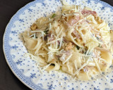 Foto del paso 3 de la receta: Salsa de jamón y verdeo para pastas 🍝