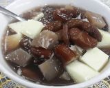 Hình bước làm 3 của món Chè đậu đỏ thạch rau câu