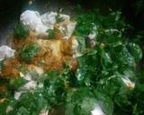 A picture of step 6 of Methi mushroom.