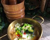 Gambar langkah 7 resipi Bihun Sup Sayur.