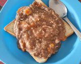 Foto langkah ke 5 dari resep Bubur Ubi Coklat.