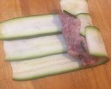 A picture of step 3 of Keto Meat and Zucchini Rolls.
