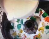 A picture of step 5 of Mosaic jelly cake.