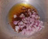 A picture of step 2 of Mutton Dalcha.