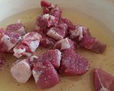 Foto del paso 3 de la receta Arroz caldoso con Cordero, Judías Verdes y Champiñones