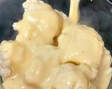 A picture of step 3 of My Cauliflour Cheese +Onion with Bacon.