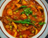 मटर मशरूम की मसालेदार सब्जी रेसिपी चरण 7 फोटो