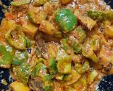 A picture of step 9 of Aloo tikka masala.