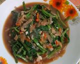 Foto langkah ke 5 dari resep 12. Cah Kangkung Pedas Manis 💕.
