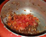 A picture of step 1 of Mutton Pulao.