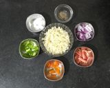 A picture of step 3 of Veggie pasta mayonnaise.
