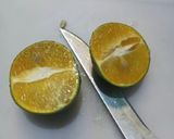 Foto langkah ke 1 dari resep Es Jeruk kelapa Muda 🥥🍊.