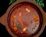 A picture of step 8 of Kerala sardine fish curry.