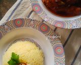 Gambar langkah 4 resipi Nasi kuning.