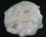 A picture of step 6 of Onion Rava Dosa (Onion Pancakes).