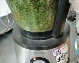 A picture of step 2 of Falafel dough.