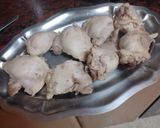 Foto del paso 2 de la receta Muslos de pollo con papas cocidas y menestra al horno