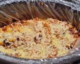 A picture of step 6 of Lazy Shredded Chicken Wraps.